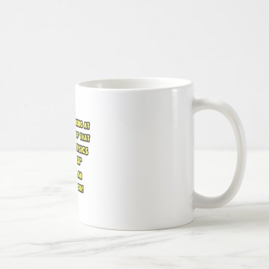 Mug L'enseignant de physique cool n'est pas un oxymoro (Droite)