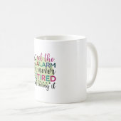 Mug L'Enseignant Est À L'Abri Pour Ne Jamais Retraité (Devant droit)