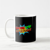 Mug L'Enseignement Est Ma Bande Dessinée Superpower Dr (Gauche)