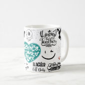 Mug l'enseignement est un travail de cœur (Devant droit)