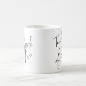 Mug L'enseignement est une oeuvre de coeur (Centre)