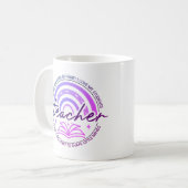 Mug L'enseignement est une oeuvre de reconnaissance de (Devant gauche)