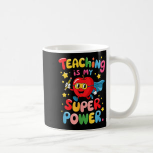 Mug L'enseignement rétro est une appréciation des ense