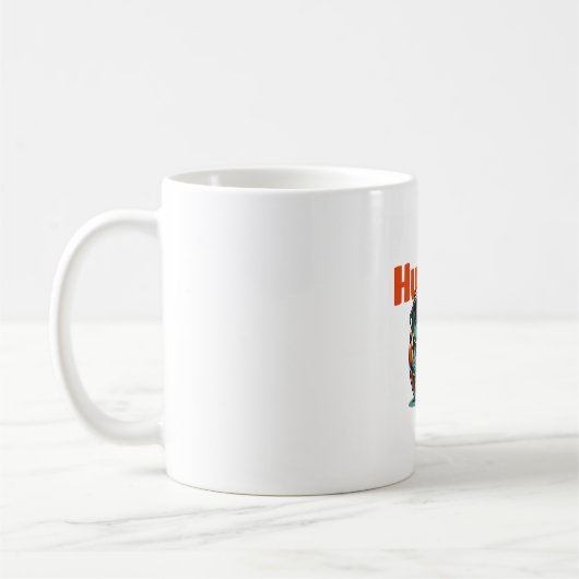 Mug Lente et faim - Tortue Cool (Gauche)
