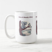 Mug **"Lentement mais sûrement – Koala mignon de motiv (Gauche)