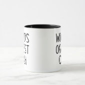 Mug L'entraîneur le plus malin du monde (Centre)