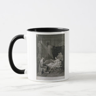 Mug L'entrevue d'Augustus et de Cléopâtre, gravée