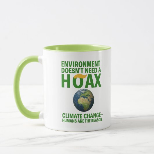 Mug L'environnement n'a pas besoin d'un canular - Chan (Gauche)