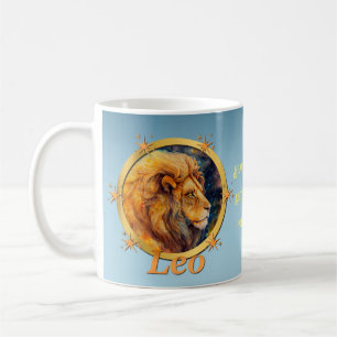 Mug Leo caractères zodiaques, motivation, horoscope, L