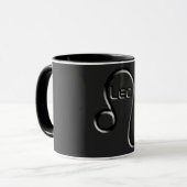 Mug LEO, Conception abstraite du signe zodiaque, (Devant gauche)