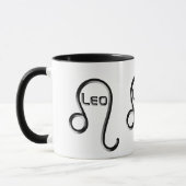 Mug LEO, Conception abstraite du signe zodiaque, (Gauche)
