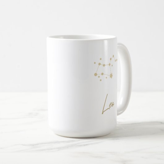 Mug Leo Constellation Zodiac (Devant droit)