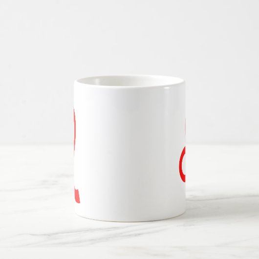 Mug Leo en rouge (Centre)