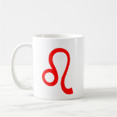 Mug Leo en rouge (Gauche)