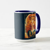 Mug Leo Juillet Août Zodiac Anniversaire Astrologie (Devant droit)
