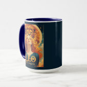 Mug Leo Juillet Août Zodiac Anniversaire Astrologie (Devant gauche)