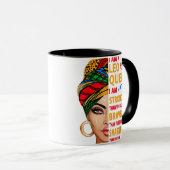 Mug Leo queen Je suis plus fort drôle cadeau d'anniver (Devant droit)