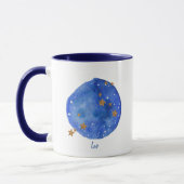 Mug Leo Watercolor Night Sky Constellation Zodiac (Gauche)
