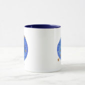 Mug Leo Watercolor Night Sky Constellation Zodiac (Centre)