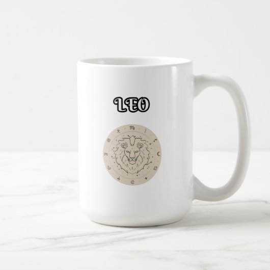 Mug leo zodiac (Droite)