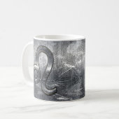 Mug Leo Zodiac Connexion de style industriel (Devant gauche)