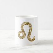 Mug Leo Zodiac - Or tribal (Centre)