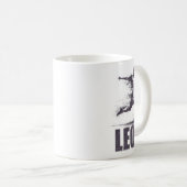Mug Leon Soccer Boys Personalized First Name Leon (Devant droit)