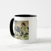 Mug Léon Tolstoï avec son épouse dans Yasnaya Polyana (Devant gauche)