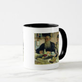 Mug Léon Tolstoï avec son épouse dans Yasnaya Polyana (Devant droit)