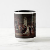 Mug Leonardo da Cutro et Ruy Lopez jouent aux échecs (Centre)