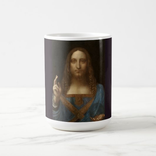 Mug Leonardo da Vinci 1500 Salvator Mundi (Centre)