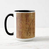 Mug Leonardo da Vinci. Golden Ratio. La Coupe d'or (Gauche)