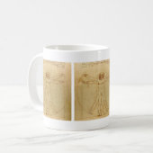 Mug Leonardo da Vinci , Vitruvian Man (Devant gauche)
