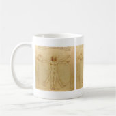 Mug Leonardo da Vinci , Vitruvian Man (Gauche)