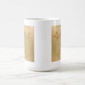 Mug Leonardo da Vinci , Vitruvian Man (Centre)