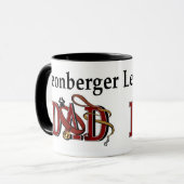 Mug Leonberger DAD Cadeaux (Devant gauche)
