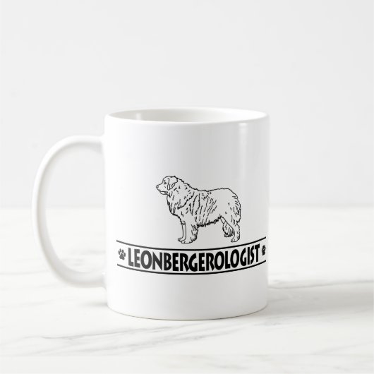 Mug Leonberger humoristique (Gauche)