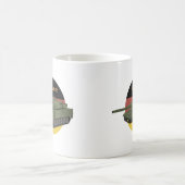 Mug Leopard 2 de char allemand avec drapeau (Centre)