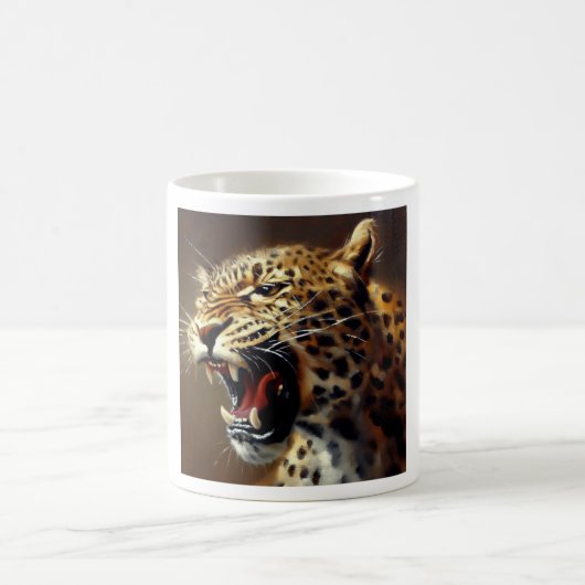 Mug Leopard (5) Chat sauvage (Centre)