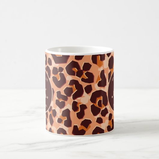 Mug Léopard Brown Monogramme (Centre)