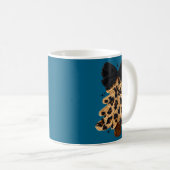 Mug Leopard Christmas Tree,christmas Coquette Bow Yarn (Devant droit)