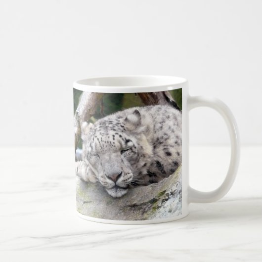 Mug Léopard de neige - beau ! (Droite)