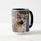 Mug Léopard de neige CUB (Devant droit)