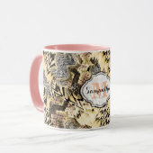 Mug léopard de peau, serpent (Devant gauche)