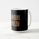 Mug léopard de poster de animal de guépard (Devant droit)