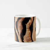 Mug Léopard de tigre : Peau animale sans joint (Devant droit)