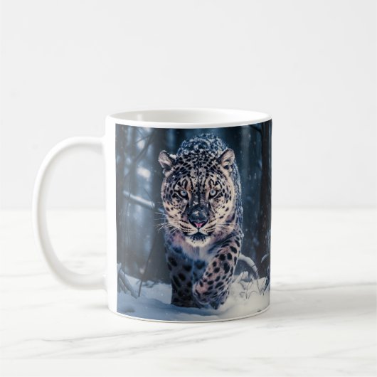 Mug Léopard des neiges (Gauche)