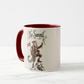 Mug Léopard des neiges alpiniste (Devant gauche)