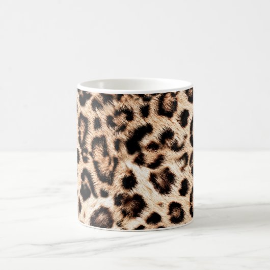 Mug Leopard Design Motif : Wild Elegance. (Centre)