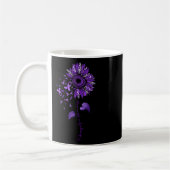 Mug Leopard Fibromyalgie Sensibilisation au ruban viol (Gauche)